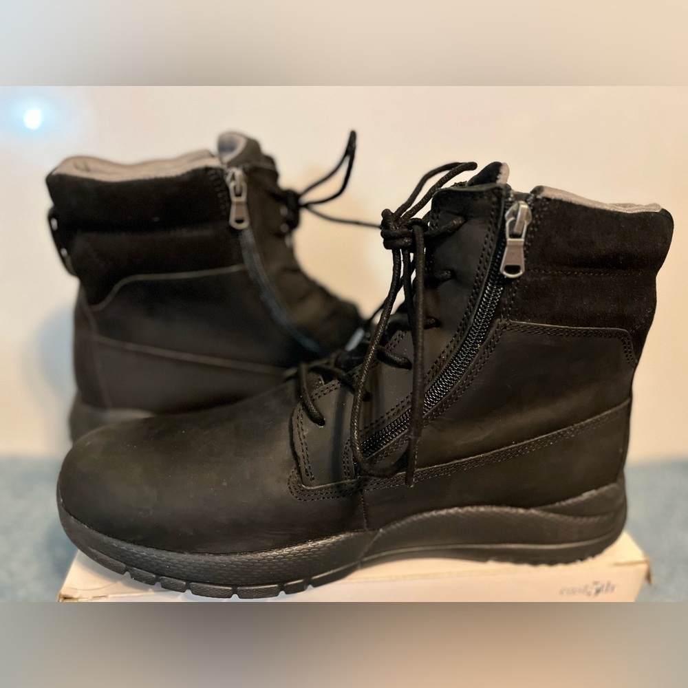 Anodyne No. 90 A5500-M090 Mens 12 Black Oil Leather Trail Work Boots - Picture 4 of 7